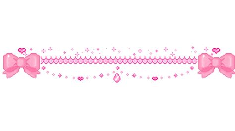 pink background masterpost. . Kawaii pixel dividers